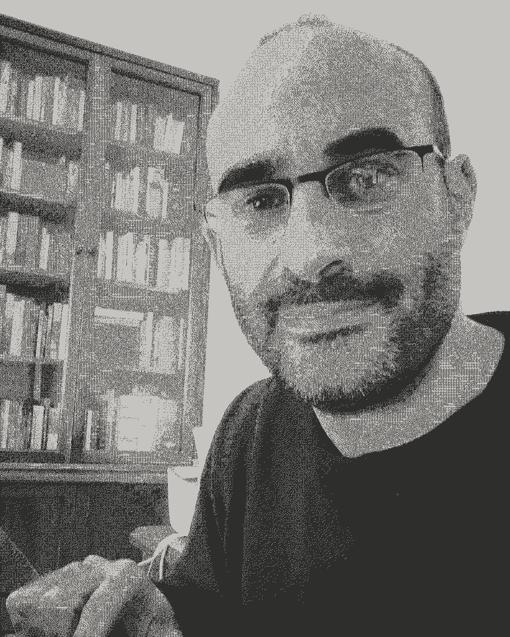 Matteo Ferretti, ritratto editoriale halftone